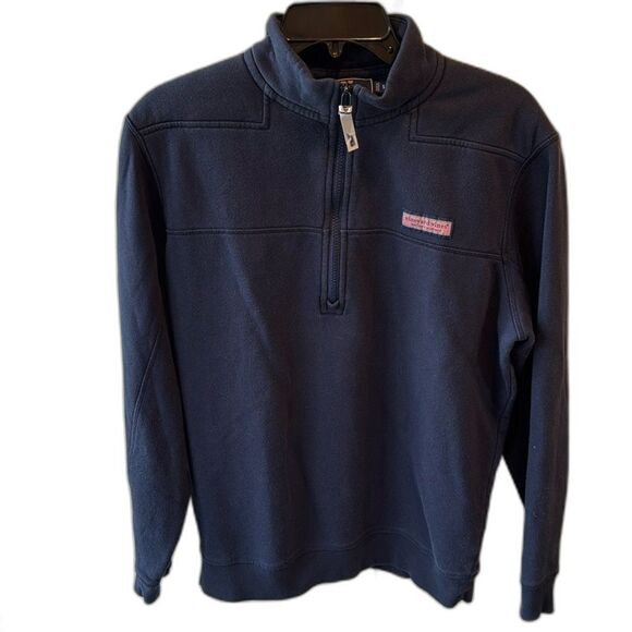 Vineyard Vines Men's Dark Blue Zip-Up Sweater. Size Small - Picture 1 of 6